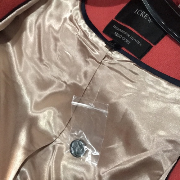 NWT - 4 - J.Crew Villa Coat in Italian Stadium-cloth Wool - BURNISHED BARN - Picture 7 of 7